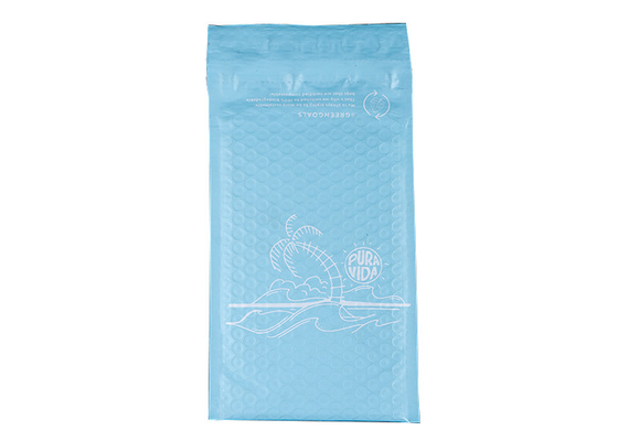 LDPE Poly Bubble Mailers 4x8 นิ้ว Lined Self Seal CMYK