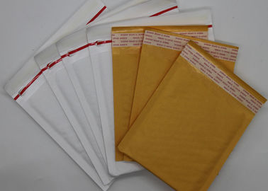 จดหมายฟองสบู่กระดาษคราฟท์สีเหลืองที่กำหนดเองง่ายต่อการฉีกขาดเบาะสำหรับส่งจดหมาย