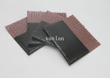 ถุงเก็บฝุ่นสีดำเงา ISO9001 สองชั้น 4x6 Black Metallic Bubble Mailers